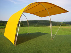 "sunflex" halbseitig geöffnet